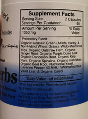 Vitalerbs vegetarian capsules offer convenient daily use