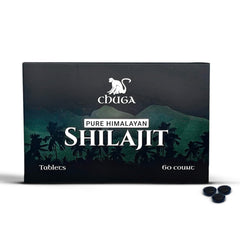 Chuga Shilajit tablets 2-pack box for daily support.