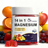 CHZHEN 14in1 Magnesium Complex Berry Gummies bottle for convenient daily wellness support.