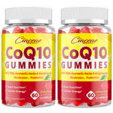 Ciaceae CoQ10 Gummies bottle shows 400 mg potency for daily energy support.