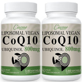 Ciaceae Liposomal CoQ10 800mg bottle showing high absorption concept