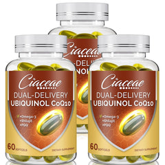 Ciaceae ubiquinol CoQ10 softgel bottle for daily energy support.
