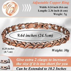 Cigmag hypoallergenic copper material suitable for sensitive skin.