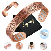 Cigmag copper magnetic bracelet Tree of Life close-up highlighting premium design and style