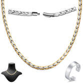 Cigmag titanium necklace with ultra-strength magnets for daily wear.