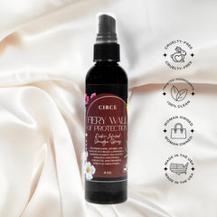 Circe Fiery Wall of Protection mist in action demonstrates a quick, smoke-free energy cleanse.
