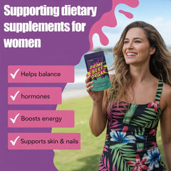 CJMJIM Beef organ supplements bottle showcasing women's nutrition capsules.