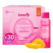 CJwellcare Innerb Glowshot bottle highlights premium marine collagen for daily skin support.