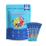 ClarivyHealthora electrolyte packets front view for on-the-go hydration.
