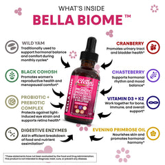 Clean Nutra Bella Biotics dropper pour enables precise daily dosing