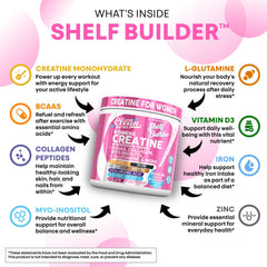 Clean Nutra Collagen Women powder scoop highlighting skin and joints support