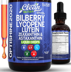 Clean Nutra Eye Drops all-in-one bottle for convenient daily eye support.