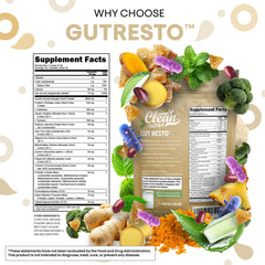 Clean Nutraceuticals GutResto ginger peppermint essence for flavor and digestive aroma