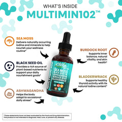 Clean Nutra Irish sea moss closeup showing mineral-rich source.