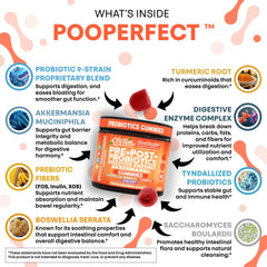 Clean Nutra PooPerfect chicory root ingredient highlights prebiotic support.