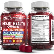 Clean Nutraceuticals CoQ10 Gummies bottle with orange flavor for daily energy and wellness