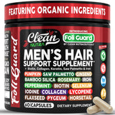 Clean Nutraceuticals Foli Guard bottle with capsules for daily hair support.