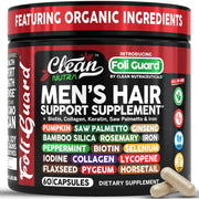 Clean Nutraceuticals Foli Guard bottle with capsules for daily hair support.