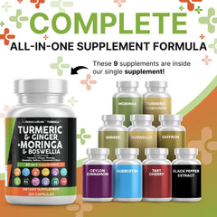 Clean Nutraceuticals ginger-boswellia-saffron bottle, supports versatile daily routines.
