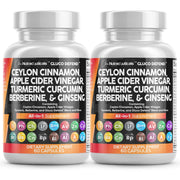 Clean Nutraceuticals Gluco Defend bottle with cinnamon and ACV formula for daily wellness