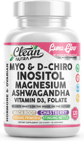 Clean Nutraceuticals Luna Glow bottle front for daily hormone support.