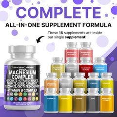 Clean Nutraceuticals MultiMag capsules poured to show dosage convenience