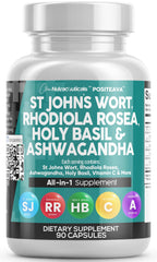 Clean Nutraceuticals Positeava bottle front showing mood support capsules.
