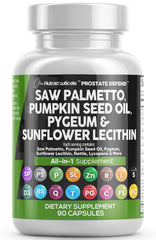 Clean Nutraceuticals Saw Palmetto capsules shown for potential prostate support