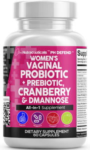 Clean Nutraceuticals Vaginal Probiotics bottle front showing trusted feminine health support