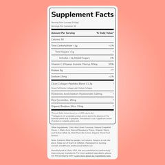 Clean Simple Eats Beauty Blend scoop ready to measure for easy daily use