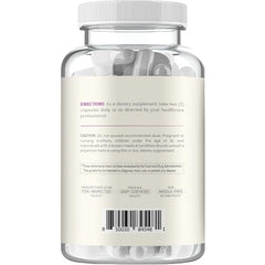 Clear Formulas label close-up showing ingredients and dosage clarity for informed use.