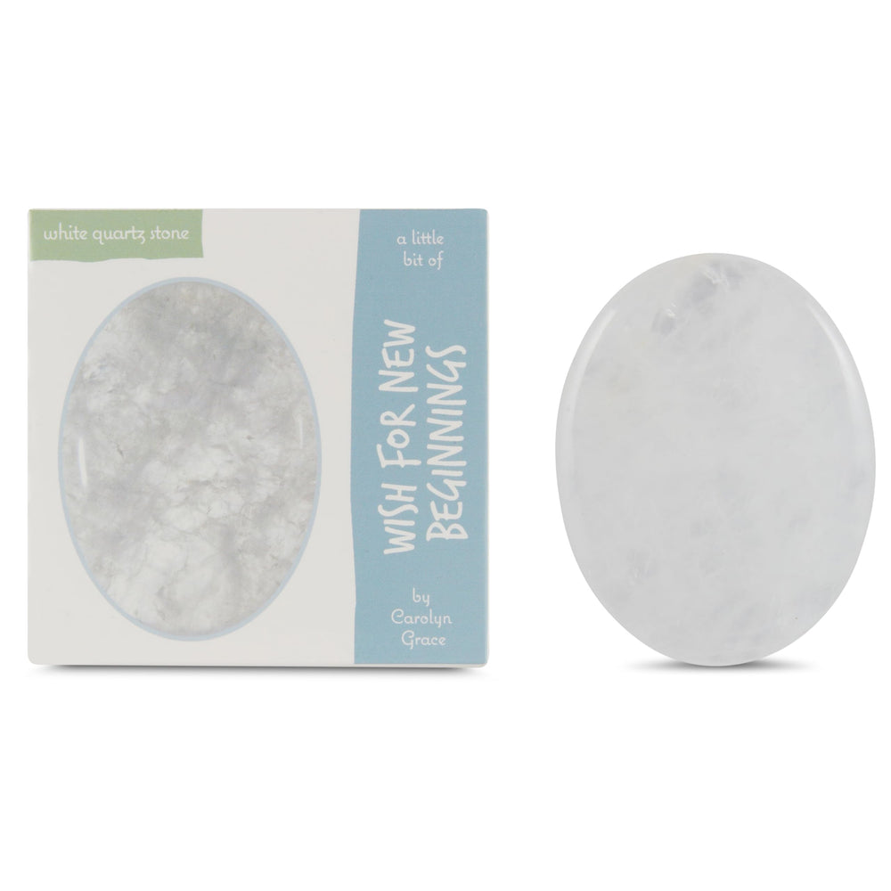 Clear Harbour White Quartz Wish beginnings box with gift-ready packaging for encouragement