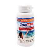 Cleartract D-Mannose formula bottle with capsules, a convenient urinary tract maintenance option.