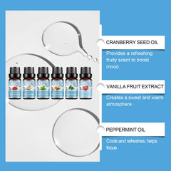 CleJoy peppermint scent boosts fresh diffuser notes with a bright, uplifting feel.