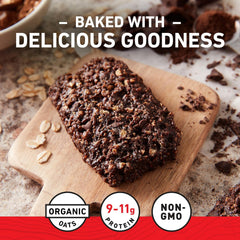 Athlete taking a quick bite of Chocolate Brownie CLIF Bar.