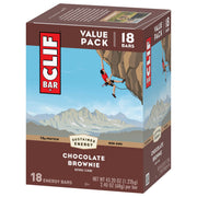 CLIF Bar Chocolate Brownie close-up shows rich texture for a tasty energy boost.