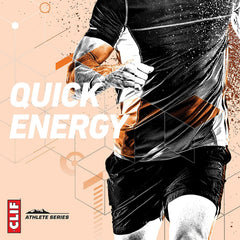 Cyclist reaching for Clif Bloks Orange during a ride.