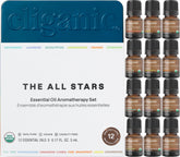 Cliganic peppermint oil bottle for refreshing diffuser aroma in any room