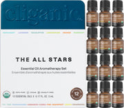 Cliganic peppermint oil bottle for refreshing diffuser aroma in any room