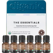 Cliganic Top 6 Essentials peppermint bottle for refreshing aroma
