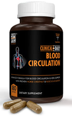 Clinical Daily blood circulation supplement bottle front supporting leg and vein comfort