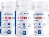 Clinical Effects Berberine HCL bottle front view highlighting vegan formula and liver support