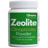 Clinora Zeolite Detox Powder pour into glass for daily detox support
