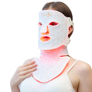 Cloakla K11 LED mask worn on face for gentle light therapy and glow