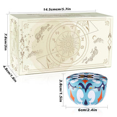 CLTNIKET Jasmine round jar candle enhances mood with floral notes
