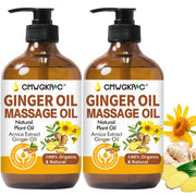 CMWGKBC ginger oil bottle for massage with arnica delivers soothing skin nourishment