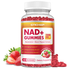 CNCHEF NAD+ Gummies bottle front showing daily energy support