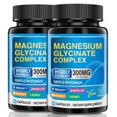CNFHDI Magnesium Glycinate bottle, 300 mg capsules for restful sleep.