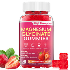 CNFHDI Magnesium Glycinate Gummies raspberry flavor for gentle mood support.