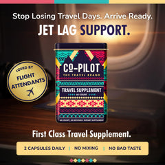 Co-Pilot immune resilience vitamin blend helps defend you during travel